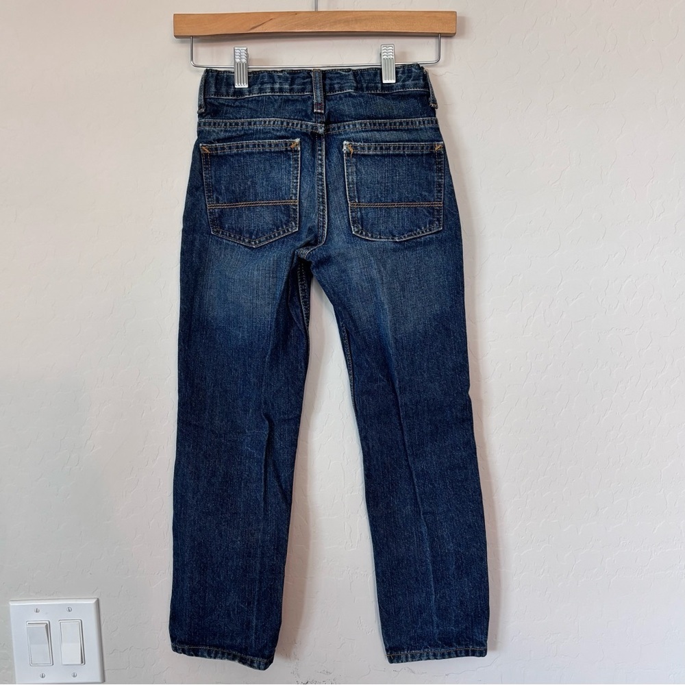 Arizona Boy's Youth Size 8 Slim Adjustable Waist Denim Blue Jeans - Picture 2 of 6